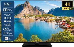 Телевізор 65 дюймів TELEFUNKEN D65U660X5CWI (Smart TV 4K Ultra HD LED 60 Гц)