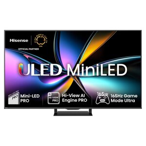 Телевізор 55 дюймів Hisense 55U7QTUC PRO (4K QLED Smart TV 165Hz 50W WI-FI Bluetooth)