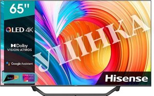 Телевізор 65 Дюймів Hisense 65A78GQ QLED ( Bluetooth 4K Smart TV HDR )