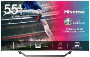 Телевізор 55 дюймів Hisense H55U71QF (QLED 4K Smart TV Bluetooth WiFi)