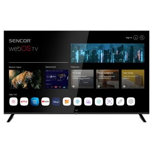 Телевізор 65 дюймів Sencor SLE 65US801TCSB (4К 60Гц Smart TV T2/S2)