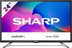 Телевізор 24 дюйми Sharp 24BI6E (Android TV Wi-Fi Bluetooth Dolby Digital — W23-FK1346)