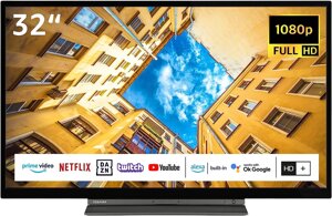 Телевізор 32 дюйми Toshiba 32LK3C63DAY ( FUll HD Smart TV Bluetooth )