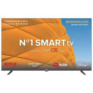 Телевізор 43 дюйми Satelit 43F8200WS (Smart TV 60Hz WI-FI)