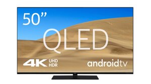 Телевізор 50 дюймів Nokia QNA50GV210ISW (Android TV QLED Ultra HD)