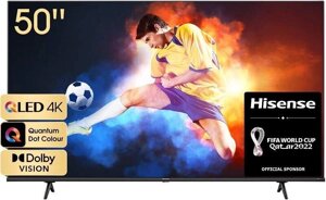 Телевізор 50 дюймів Hisense 50E7HQ (QLED 4K Smart TV Bluetooth WiFi)