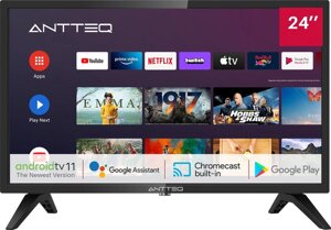 Телевізор 24 дюйми Antteq AG24F1DCU (Android TV Wi-Fi Bluetooth — W24-EC5088)