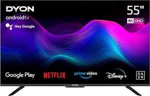 Телевізор 55 дюймів DYON Movie Smart 55 AD-2 (Android TV Ultra HD Bluetooth)