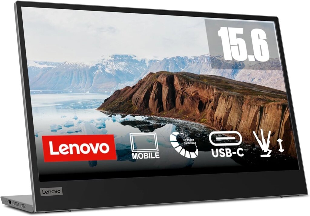 Портативний монітор 15.6 дюймів Lenovo L15 (Full HD IPS 60Hz 6ms) від компанії 4-K - фото 1