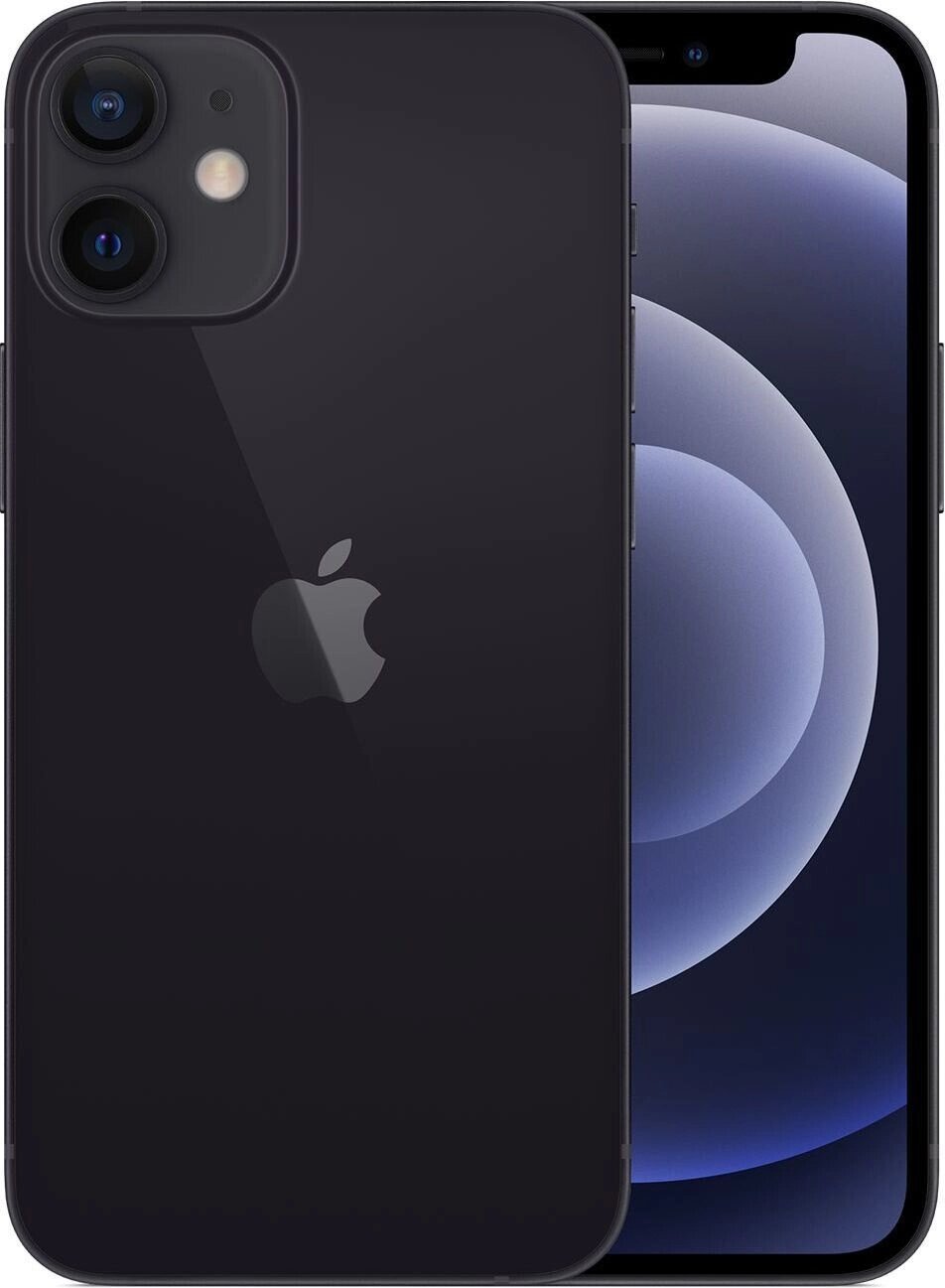 Смартфон Apple iPhone 12 mini ( 64GB Black neverlock) від компанії 4-K - фото 1