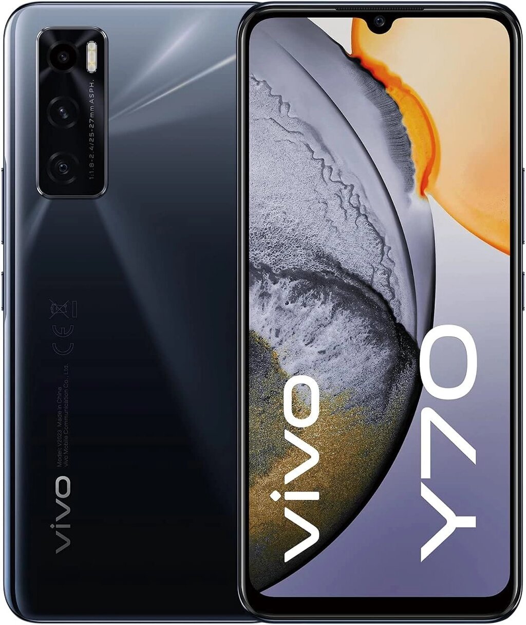 Смартфон Vivo Y70 8/128GB Gravity Black (8127660181) від компанії 4-K - фото 1