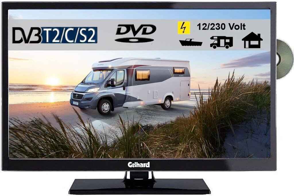 Телевізор 24 дюйми Gelhard GTV2442III (LED TV S2/T2 12/230 Volt — W23-DT8967) від компанії 4-K - фото 1