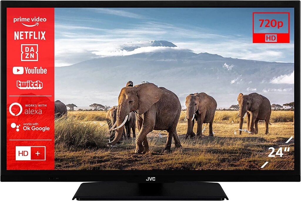 Телевізор 24 дюйми JVC LT-24VH5155 ( HD Edge LED Smart) від компанії 4-K - фото 1