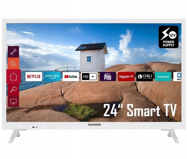 Телевізор 24 дюйми Telefunken XH24K550V-W (12 Volt Smart TV DVD Player — W23-LQ4828) від компанії 4-K - фото 1