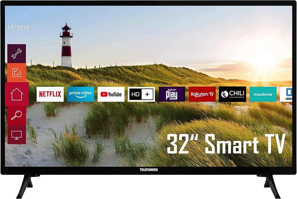 Телевізор 32 дюйми Telefunken XF32K550 (Full HD Smart TV HDR WiFi) від компанії 4-K - фото 1