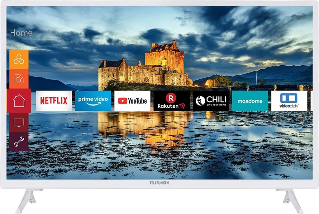 Телевізор 32 дюйми Telefunken XH32J511-W (Smart TV HD-ready LED 60 Гц) від компанії 4-K - фото 1