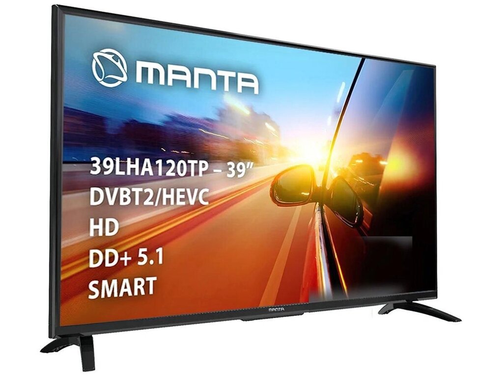 Телевізор 39 дюймів Manta 39LHA120TP (Android TV T2/С Wi-Fi) від компанії 4-K - фото 1