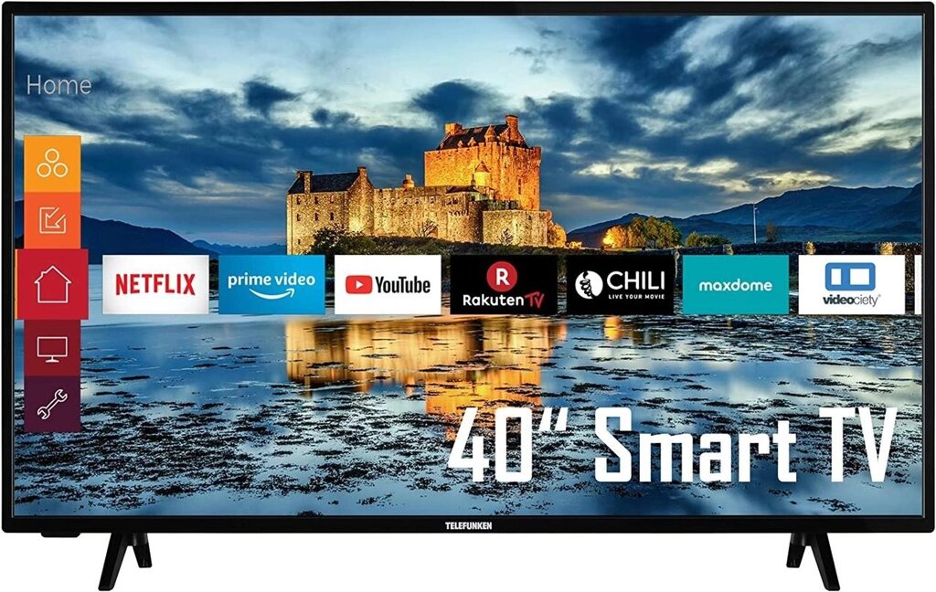 Телевізор 40 дюймів Telefunken XF40K511 ( Full HD Smart TV HDR WiFi ) від компанії 4-K - фото 1