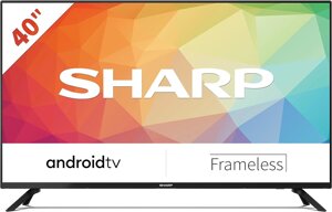 Телевізор 40 дюймів Sharp 40FG6EA (Full HD Android TV Wi-Fi Bluetooth)