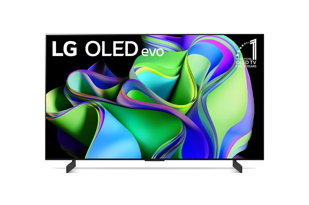 Телевізор 42 дюйми LG OLED42C37LA (Smart TV OLED 120Hz 4К Bluetooth) від компанії 4-K - фото 1