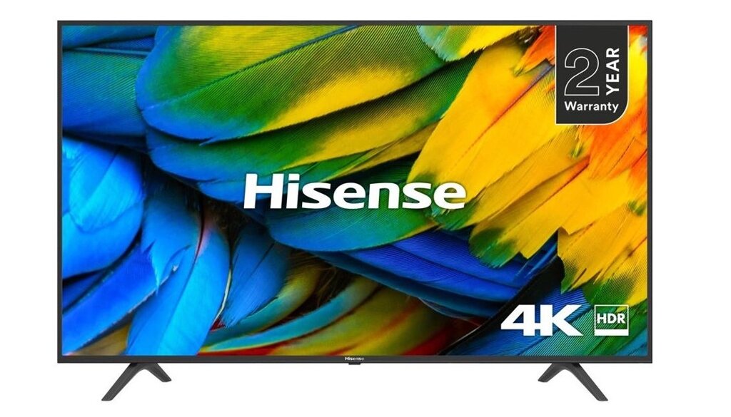 Телевізор 43 дюйми Hisense H43B7100 (Smart TV 4К T2/S2 Wi-Fi — W23-LW5874) від компанії 4-K - фото 1