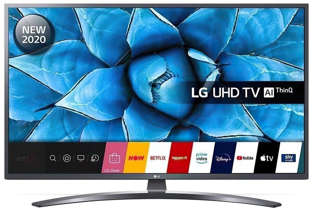 Телевізор 43 дюйми LG 43UN7400 (4K UHD Smart TV Full HD 4 Ядра IPS) від компанії 4-K - фото 1