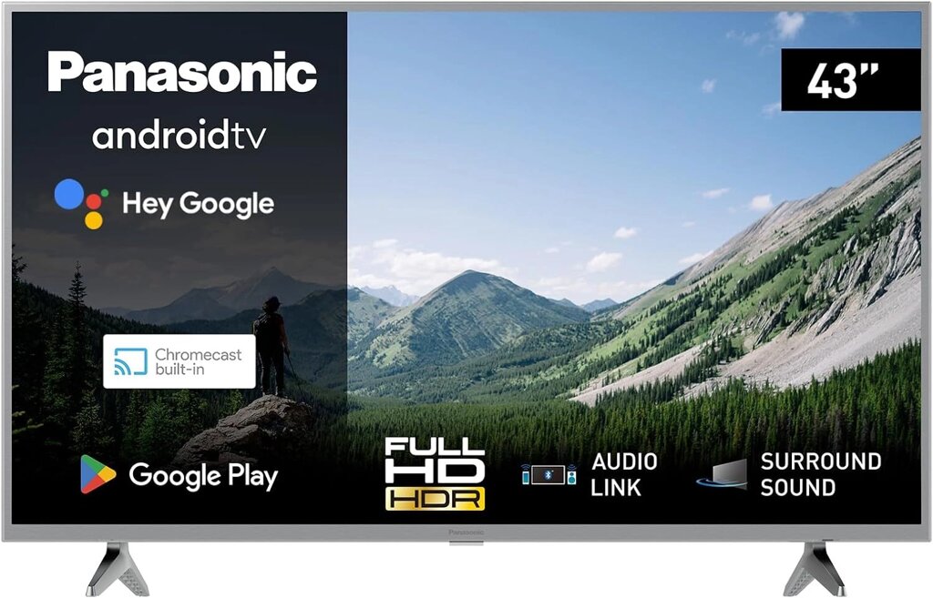 Телевізор 43 дюйми Panasonic TX-43MSW504S (Full HD Android TV Wi-Fi Bluetooth — W24-EL0636) від компанії 4-K - фото 1