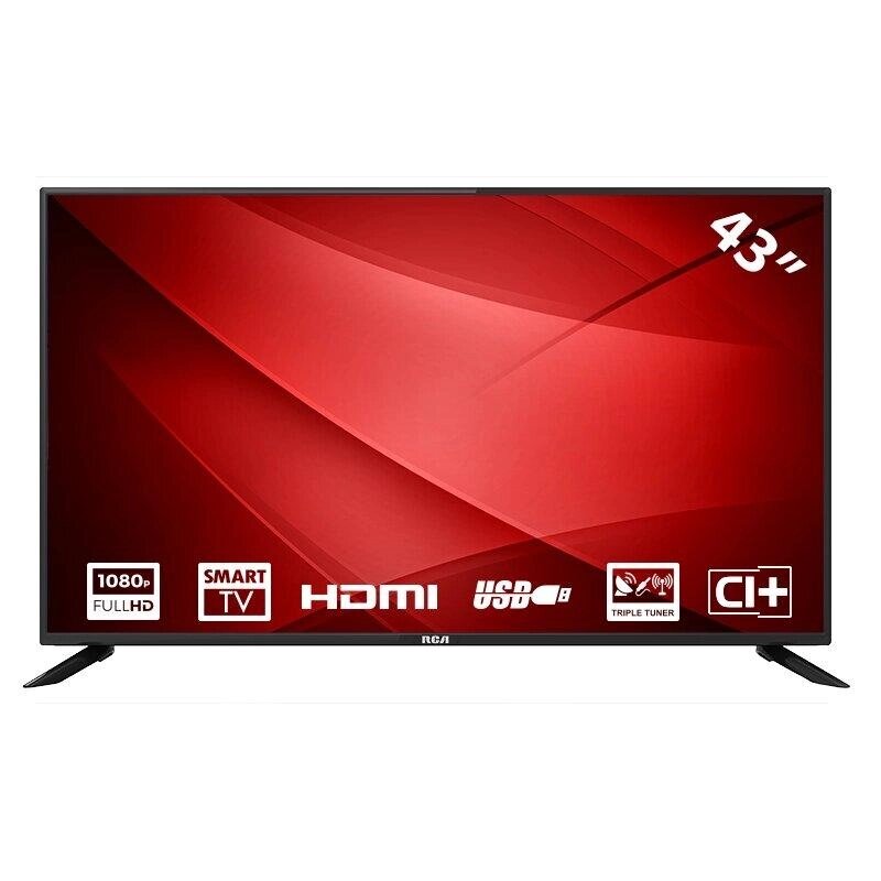 Телевізор 43 дюйми RCA RS43F1 (Full HD Smart TV HDR Android) від компанії 4-K - фото 1