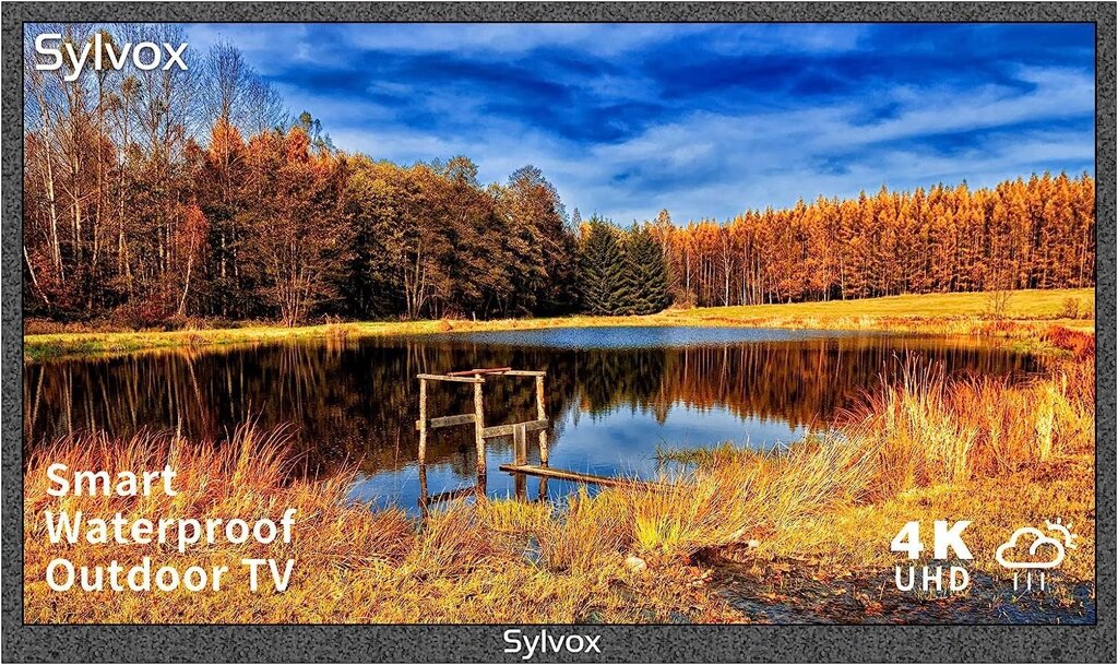 Телевізор 43 дюйми SYLVOX Outdoor (Smart TV Ultra HD HDR) від компанії 4-K - фото 1