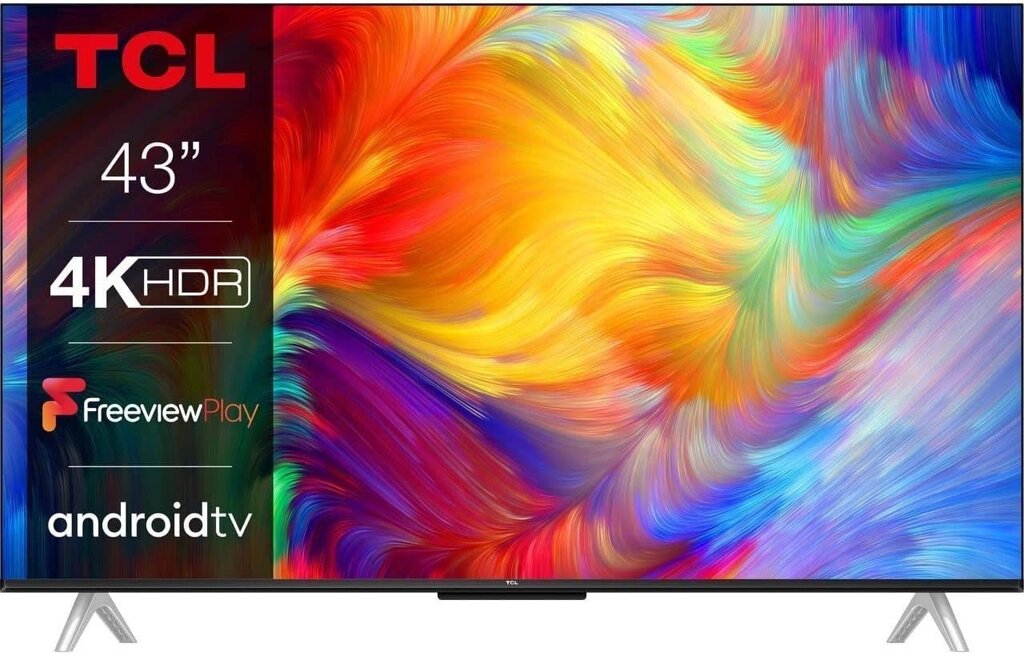 Телевізор 43 дюйми TCL 43P638 (Ultra HD Direct LED 2300 PPI HDR10) від компанії 4-K - фото 1