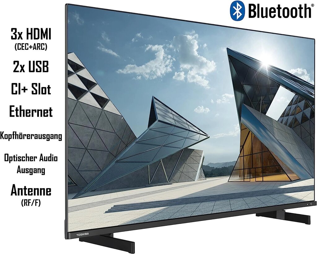 Телевізор 43 Дюйми Toshiba 43QL5D63DAY (Smart TV Bluetooth 4K HDR) від компанії 4-K - фото 1