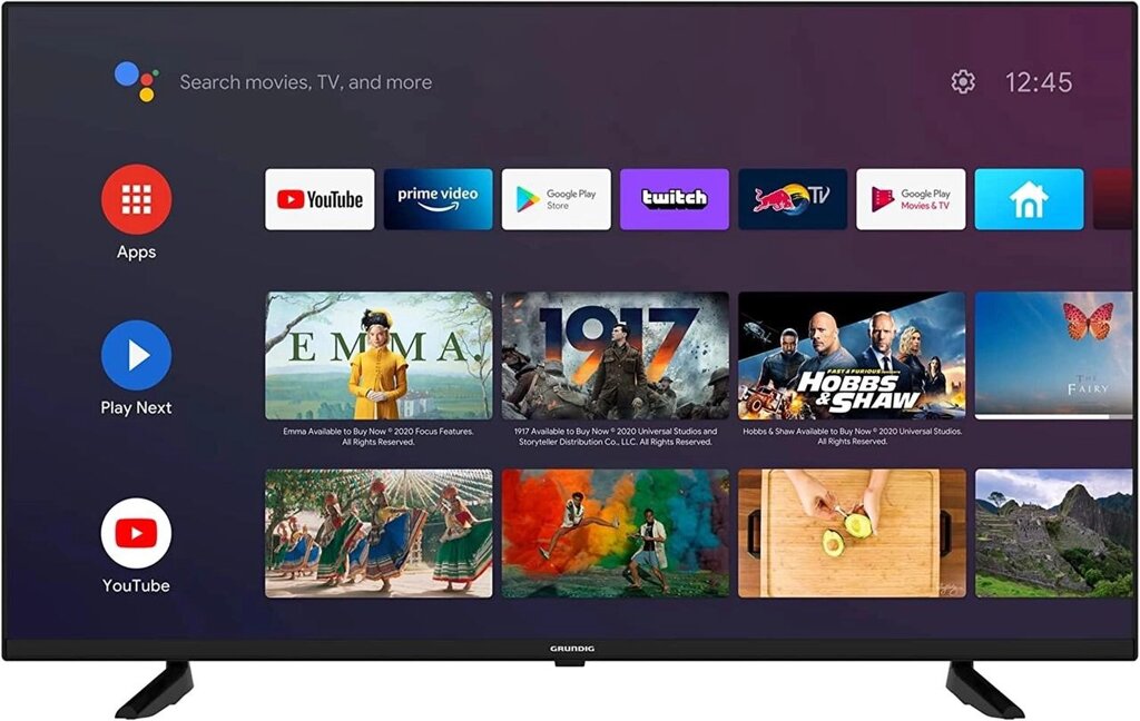 Телевізор 50 дюймів Grundig 50 VOE 72 (Android 4K 32 ВТ Bluetooth IPS 60 Гц) від компанії 4-K - фото 1