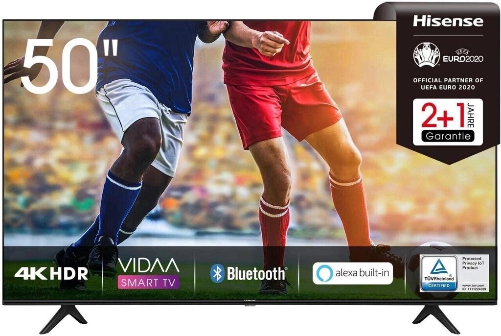 Телевізор 50 дюймів Hisense 50AE7000F (4K Smart TV Wi-Fi T2/S2 — LT5021) від компанії 4-K - фото 1