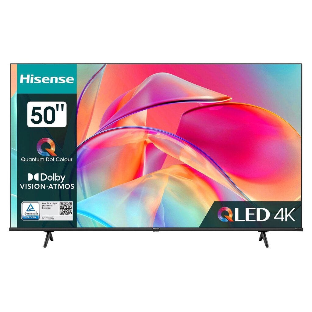 Телевізор 50 дюймів Hisense 50E7KQ (QLED Smart TV 4К T2/S2 Bluetooth) від компанії 4-K - фото 1