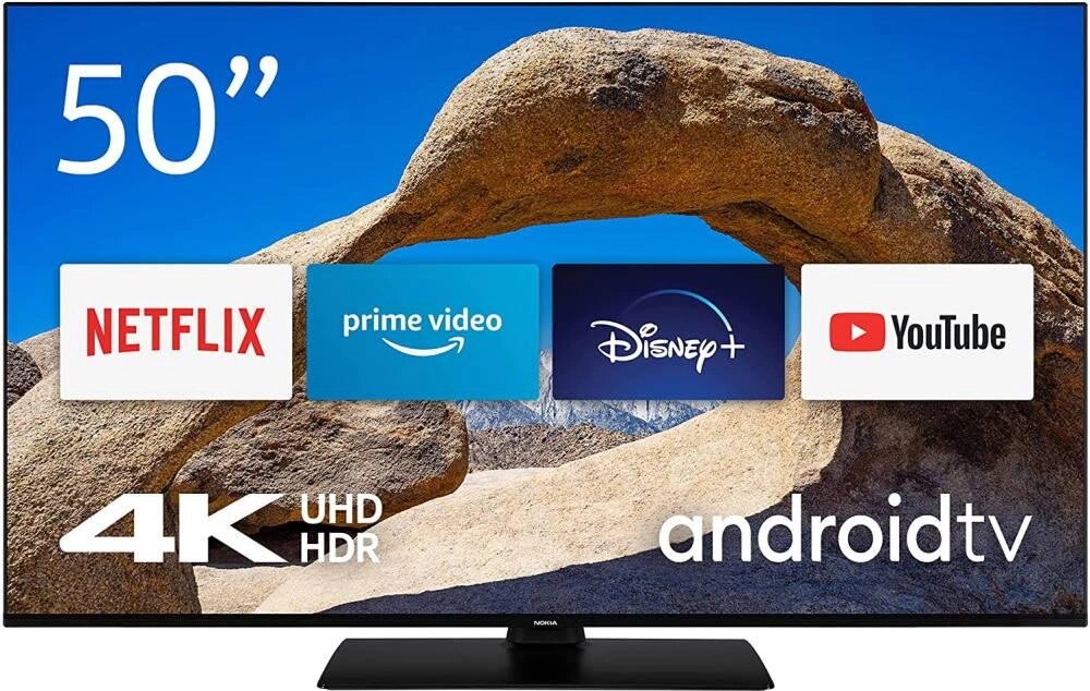 Телевізор 50 дюймів Nokia Smart TV 5000A (4K VA Android HDR Dolby Digital Plus) від компанії 4-K - фото 1