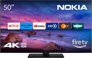 Телевізор 50 дюймів Nokia UNE50AV310I (4K Smart TV Bluetooth — W24-EC5916)