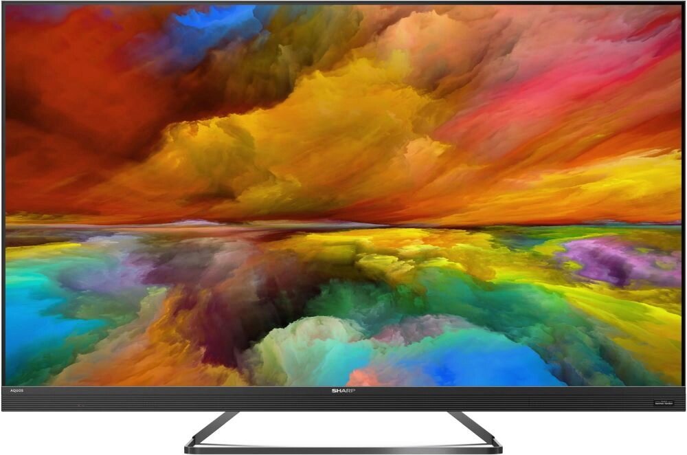 Телевізор 55 дюймів SHARP 55EQ6EA (4K Android TV QLED Bluetooth — 7310114285) від компанії 4-K - фото 1