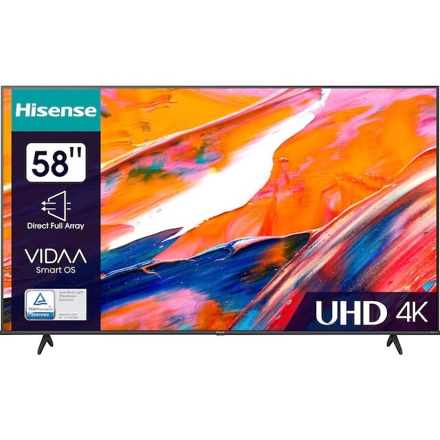 Телевізор 58 дюймів Hisense 58E61KT (4К Smart TV Bluetooth T2/S2 — W24-BU4188) від компанії 4-K - фото 1