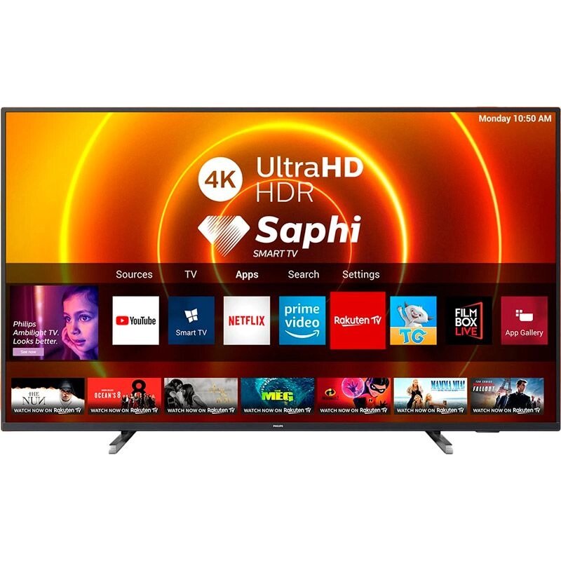 Телевізор 58 дюймів Philips 58PUS7835 12 (Android 4K WiFi 4 ядра) від компанії 4-K - фото 1