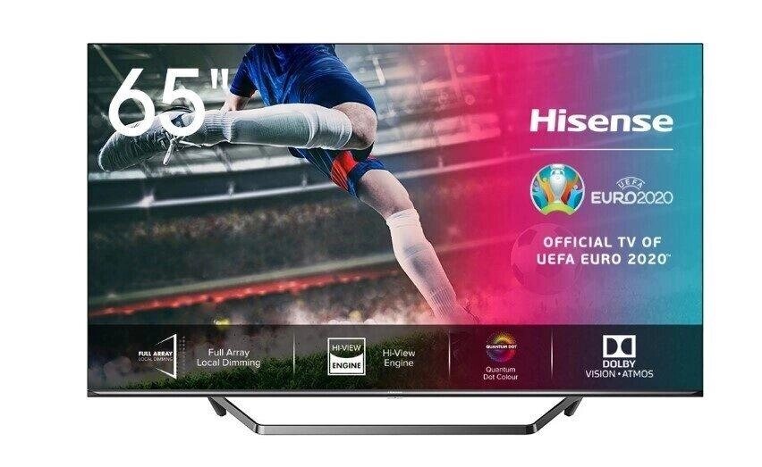 Телевізор 65 дюймів QLED Hisense 65U71QF (4K Ultra HD Smart TV Direct LED T2S2) від компанії 4-K - фото 1