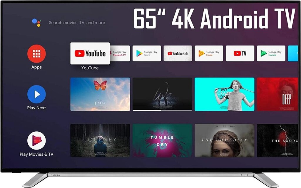 Телевізор 65 дюймів Toshiba 65UA2B63 ( 4K Android HDR10 60 Гц Bluetooth ) від компанії 4-K - фото 1