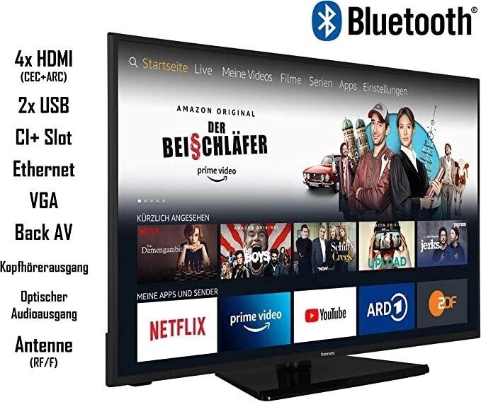 Телевизор HomeX UA43FT5505 ( HDR 4K Smart TV Bluetooth ) від компанії 4-K - фото 1