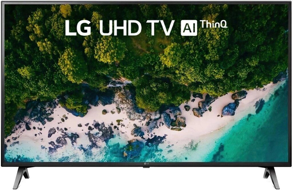 Телевізор LG 60UM7100 (PMI 1600Гц, Ultra HD, 4K IPS Display, Smart, HDRPro, TrueBlack, DVB-T2 S2) від компанії 4-K - фото 1