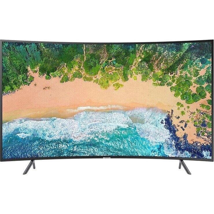 Телевизор Samsung UE49NU7370 (PQI1400Гц, 4K, Smart, UHD Engine, HLG HDR10+, D. Digital+ 20Вт, Curved, від компанії 4-K - фото 1