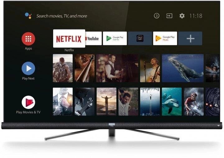 Телевізор TCL 55DC760 (4K VA Smart TV WiFi Bluetooth) від компанії 4-K - фото 1