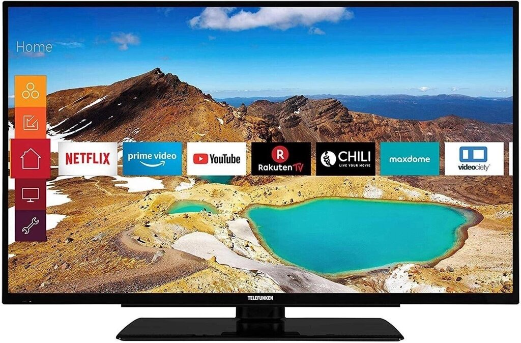 Телевізор Telefunken XU43G521 (Ultra HD 4K 1200Hz HDR10 Smart TV DVB-T2, DVB-C, DVB-S2) від компанії 4-K - фото 1