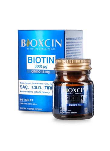 Біотин 60 таблеток (Біотин Bioxicin) Bioxcin biotin 60 таблеток Для живлення волосся та відновлення росту