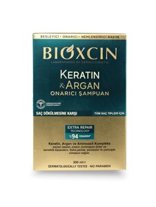 Bioxcin Argan & Keratin Біоксин Арган натуральний лікувальний шампунь проти випадіння волосся 300 мл