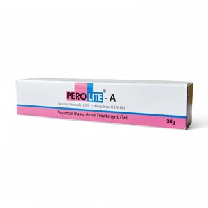 Гель для очищення шкіри Perolite-A з адапаленом і бензоїл пероксидом 30 г