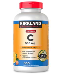 Kirkland мультівітамін C для імунної системи 500 шт США